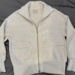 Varley Roxbury Zip through sweatshirt
